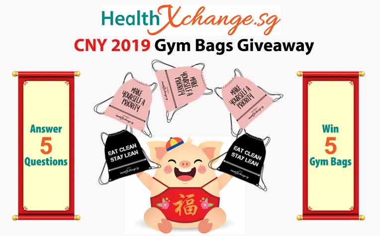 HealthXchange CNY 2019 Gym Bags Giveaway