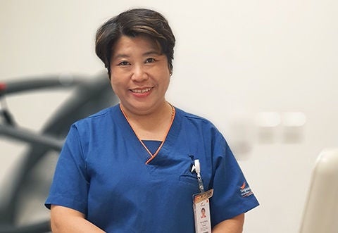 Ng Lay Hoon, Deputy Manager at Cardiac Laboratory has dedicated 30 years of her life to healthcare.