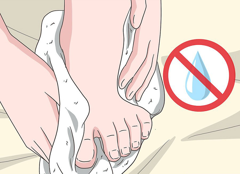 Dry your feet