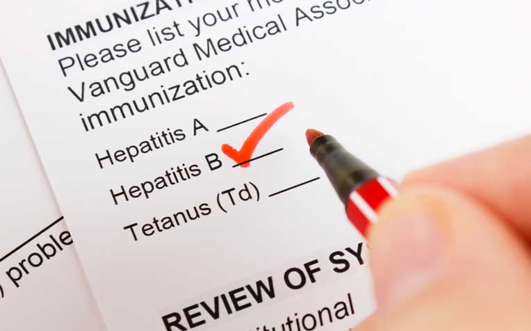 How often do you need to get vaccinated for all the hepatitis diseases?