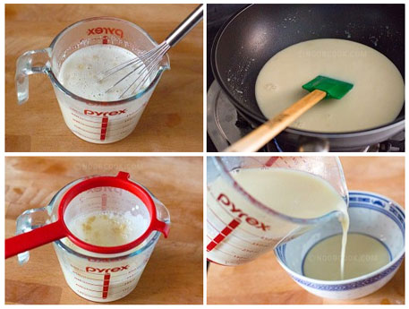 Almond Soya Beancurd Method