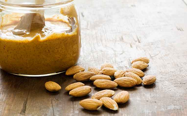 Almonds and Peanut Butter