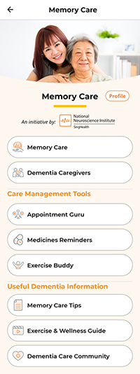 SingHealth Health Buddy Memory Care