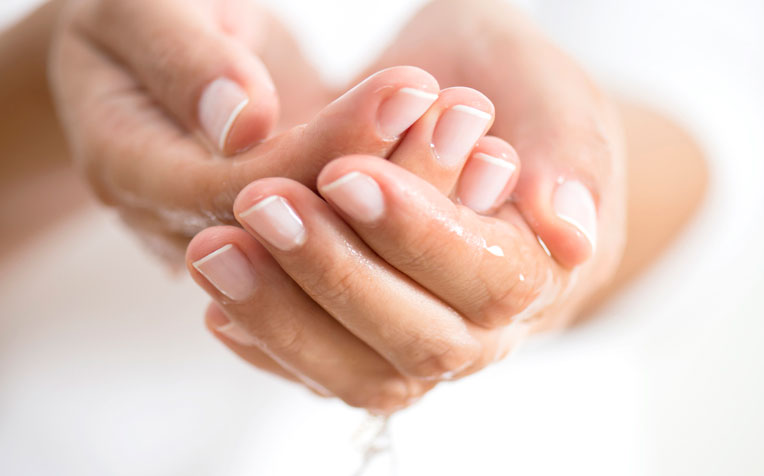 What are some simple cures for sweaty palms?