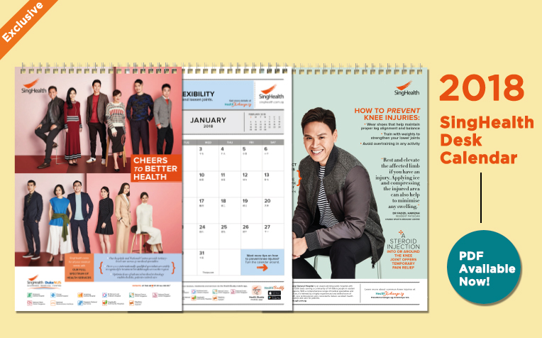 2018 SingHealth Desk Calendar