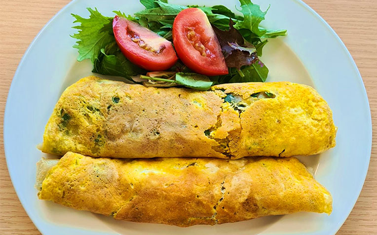 Egg Pancake Roll (Healthy Recipe) 