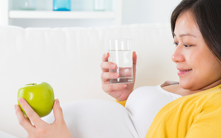 Drug-free, diet tips that can help to ease pregnancy discomforts like constipation and swelling legs.