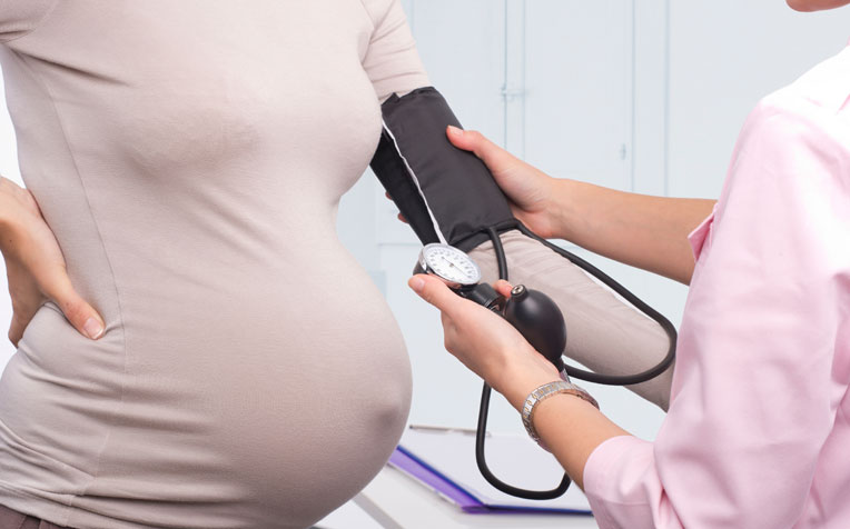 Preeclampsia risk is raised when one has pre-existing or gestational high blood pressure during pregnancy.