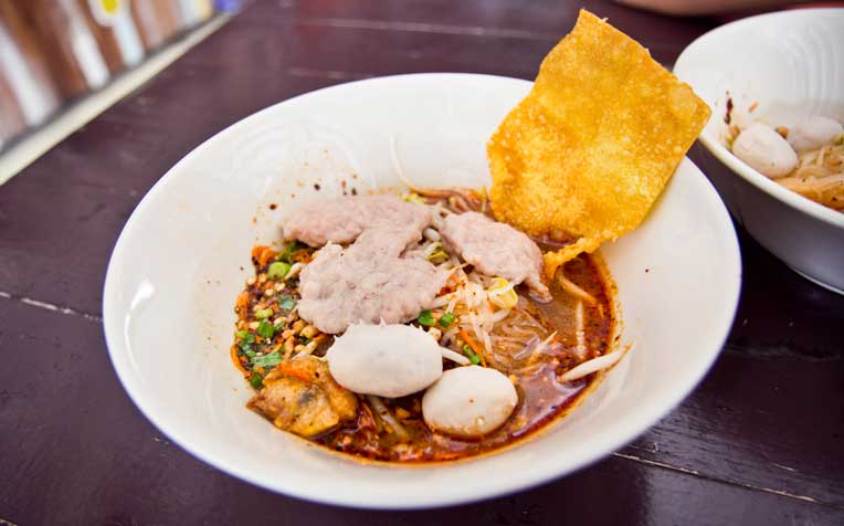 Fishball noodles or 