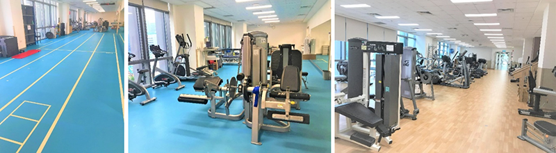 Physiotherapy running track and gyms at Singapore General Hospital - SingHealth Duke-NUS Sport & Exercise Medicine Centre