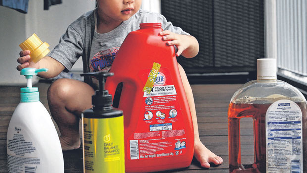 Every month, KKH sees 20 children who have been poisoned by household stuff