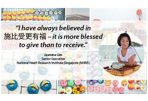 Staff giver, Jasmine Lim baked up a feast for a good cause. #nhcshearttoheartfund