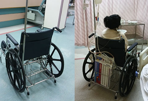 Modified wheelchair improves patient transfer time