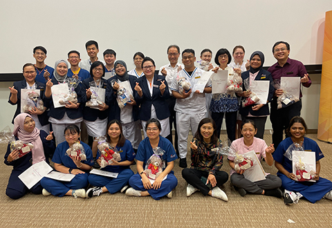 Our Service Quality (SQ) Award winners exemplify NHCS’ service ethos, Care From The Heart, Right From The Start!