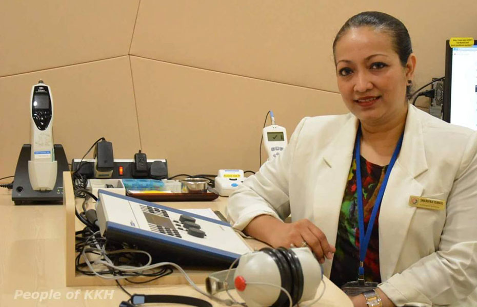 Ms Sharifah Mohamed Ismail, Audiological-Technician, KK Women’s and Children’s Hospital