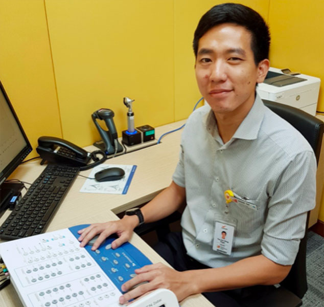 Roger Tan, Audiometrician, Sengkang General Hospital