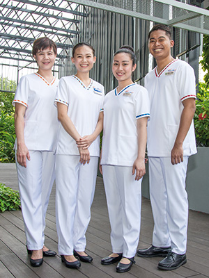 new singhealth nurses uniform working suit