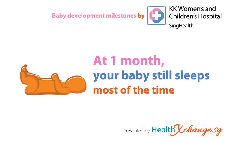 Baby Development Milestones: 1 Month Old