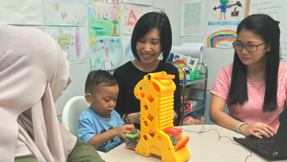 Ong Chun Suan (Right), Senior Audiologist, Singapore General Hospital