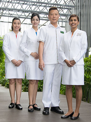 new singhealth nurses uniforms formal suits